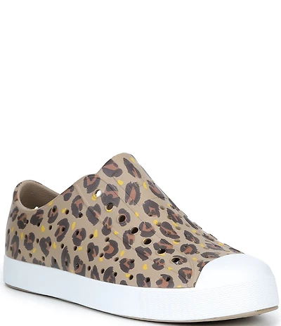 Native Shoes Girls' Jefferson Leopard Print Sneakers (Youth)