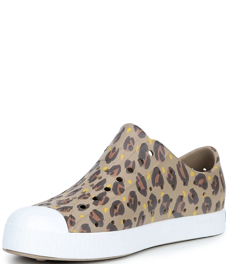 Native Shoes Girls' Jefferson Leopard Print Sneakers (Youth)