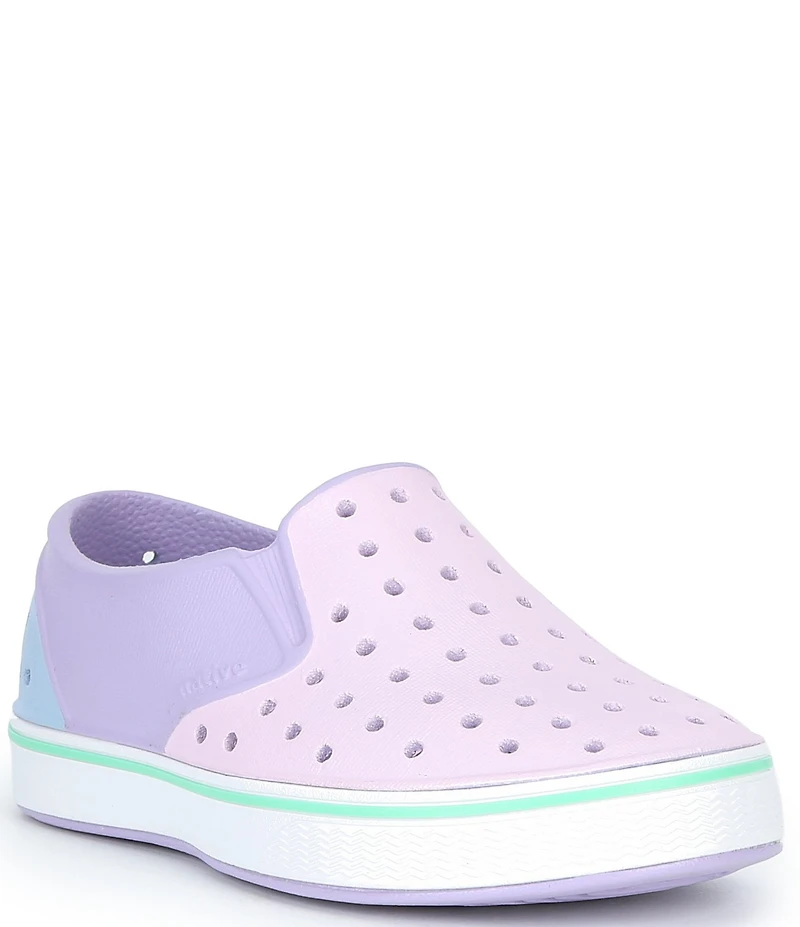Native Shoes Girls' Miles Block Slip-On Sneakers (Toddler)
