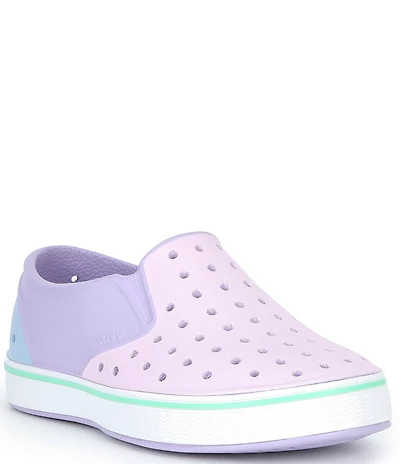 Native Shoes Girls' Miles Block Slip-On Sneakers (Toddler)