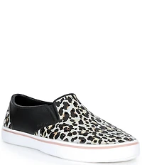 Native Shoes Women's Miles Wanderfoam Leopard Slip On Sneakers