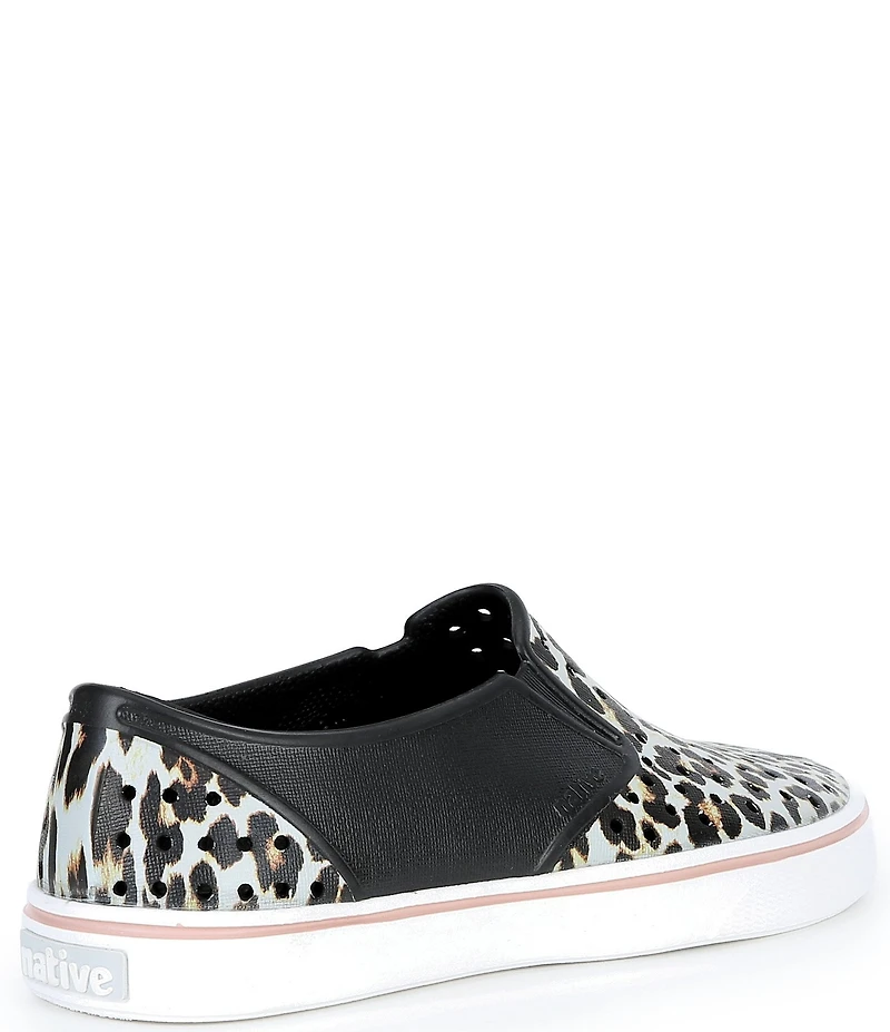 Native Shoes Women's Miles Wanderfoam Leopard Slip On Sneakers