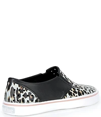 Native Shoes Women's Miles Wanderfoam Leopard Slip On Sneakers