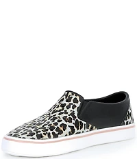 Native Shoes Women's Miles Wanderfoam Leopard Slip On Sneakers