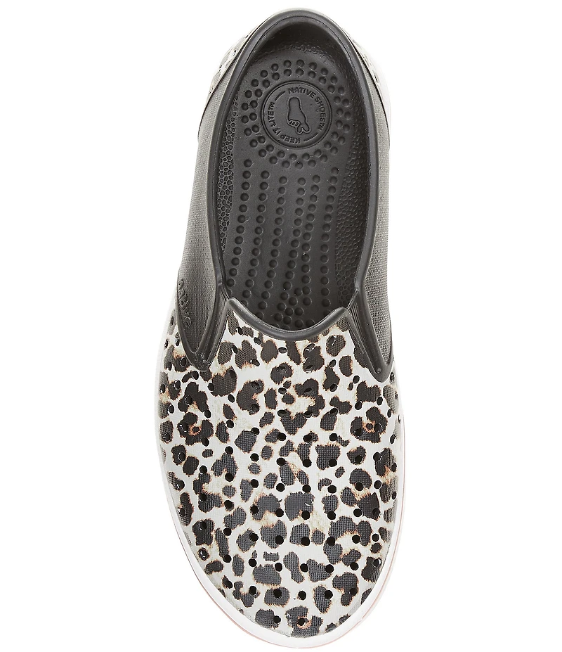 Native Shoes Women's Miles Wanderfoam Leopard Slip On Sneakers
