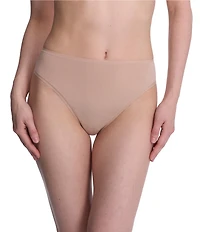 Natori Bliss Bare Cotton High-Cut Brief 3-Pack