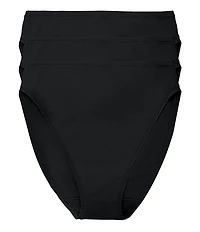 Natori Bliss Bare Cotton High-Cut Brief 3-Pack