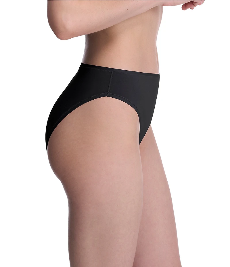 Natori Bliss Bare Cotton High-Cut Brief 3-Pack