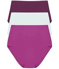 Natori Bliss Bare Cotton High Waist Brief 3-Pack