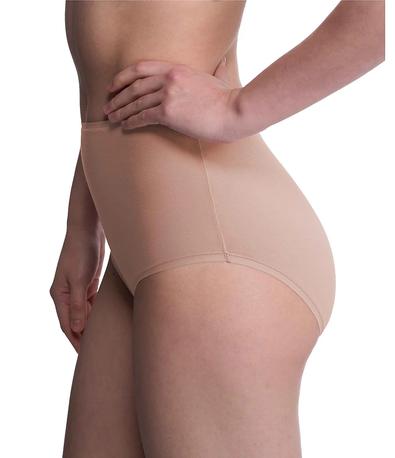 Natori Bliss Bare Cotton High-Waist Brief 3-Pack