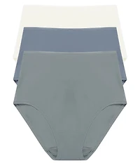 Natori Bliss Bare Cotton High-Waist Brief 3-Pack