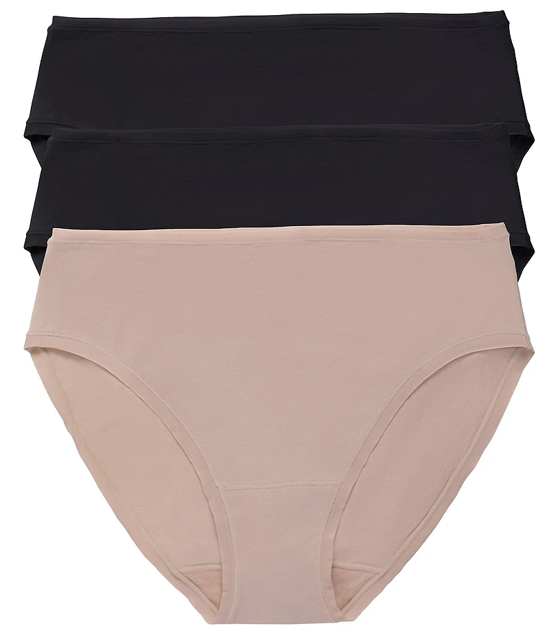 Natori Bliss Bare Cotton Hipster 3-Pack