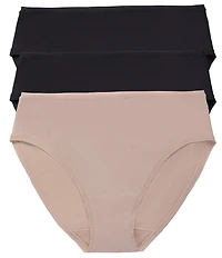 Natori Bliss Bare Cotton Hipster 3-Pack