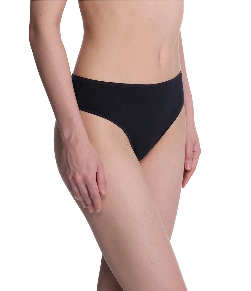 Natori Bliss Bare Cotton Thong 3-Pack