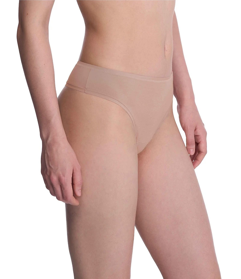 Natori Bliss Bare Cotton Thong 3-Pack