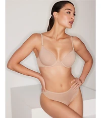 Natori Bliss Bare Cotton Thong 3-Pack