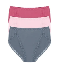 Natori Bliss Stretch French-Cut Brief Panty 3-Pack