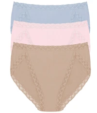 Natori Bliss Stretch French-Cut Brief Panty 3-Pack