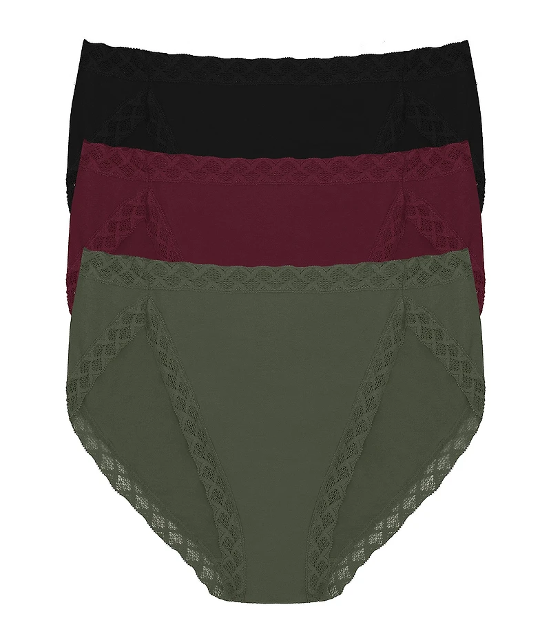 Natori Bliss Stretch French-Cut Brief Panty 3-Pack
