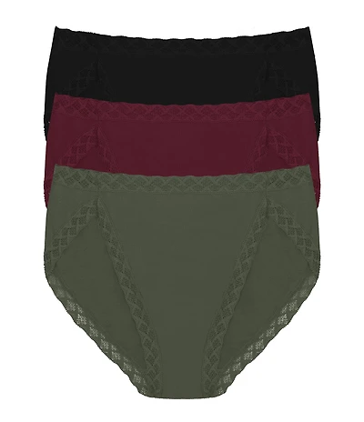 Natori Bliss Stretch French-Cut Brief Panty 3-Pack
