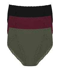 Natori Bliss Stretch French-Cut Brief Panty 3-Pack