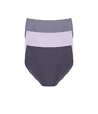 Natori Bliss Stretch French-Cut Brief Panty 3-Pack
