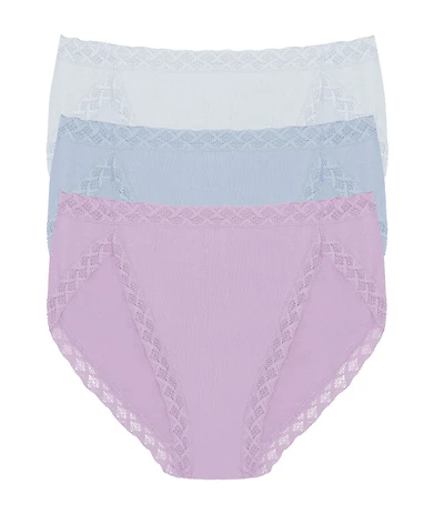 Natori Bliss Stretch French-Cut Brief Panty 3-Pack
