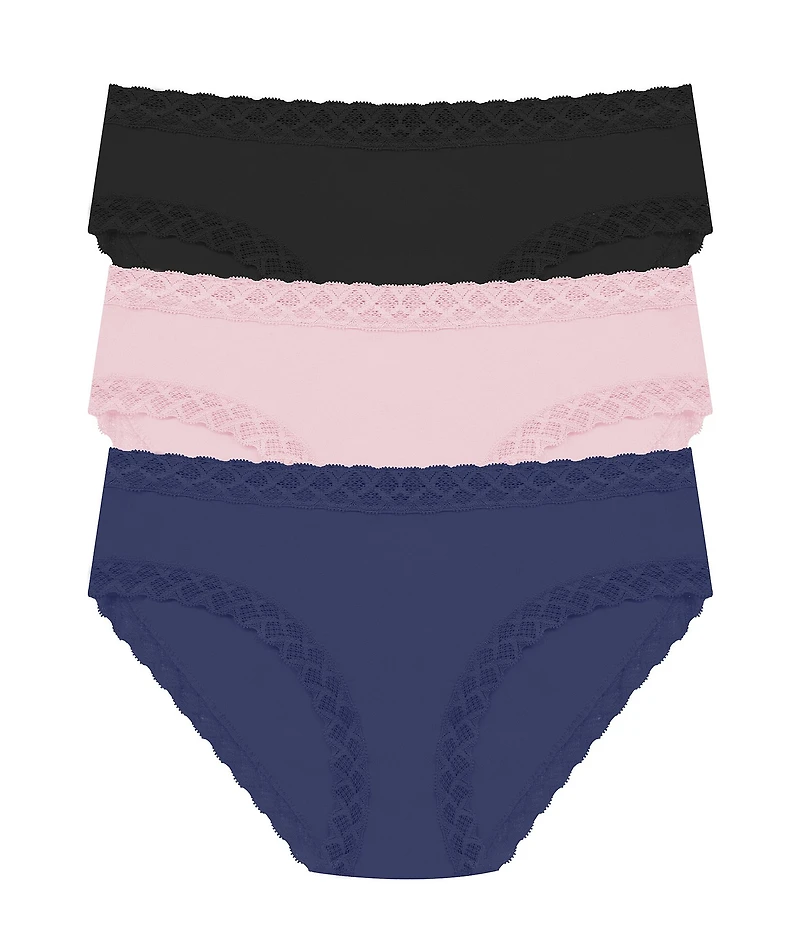 Natori Bliss Girl Lace Trim Brief Panty -Pack