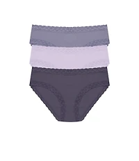 Natori Bliss Girl Lace Trim Brief Panty 3-Pack