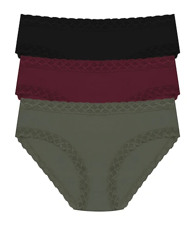 Natori Bliss Girl Lace Trim Brief Panty -Pack