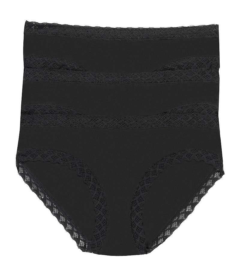 Natori Bliss Girl Lace Trim Brief Panty 3-Pack