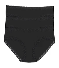 Natori Bliss Girl Lace Trim Brief Panty 3-Pack