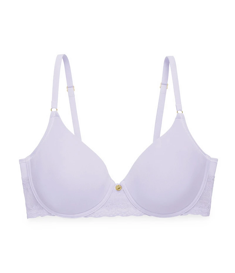 Natori Bliss Perfection Contour Underwire Lace Trim T-Shirt Bra