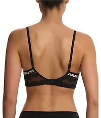 Natori Bliss Perfection Contour Underwire Lace Trim Toile Printed T-Shirt Bra