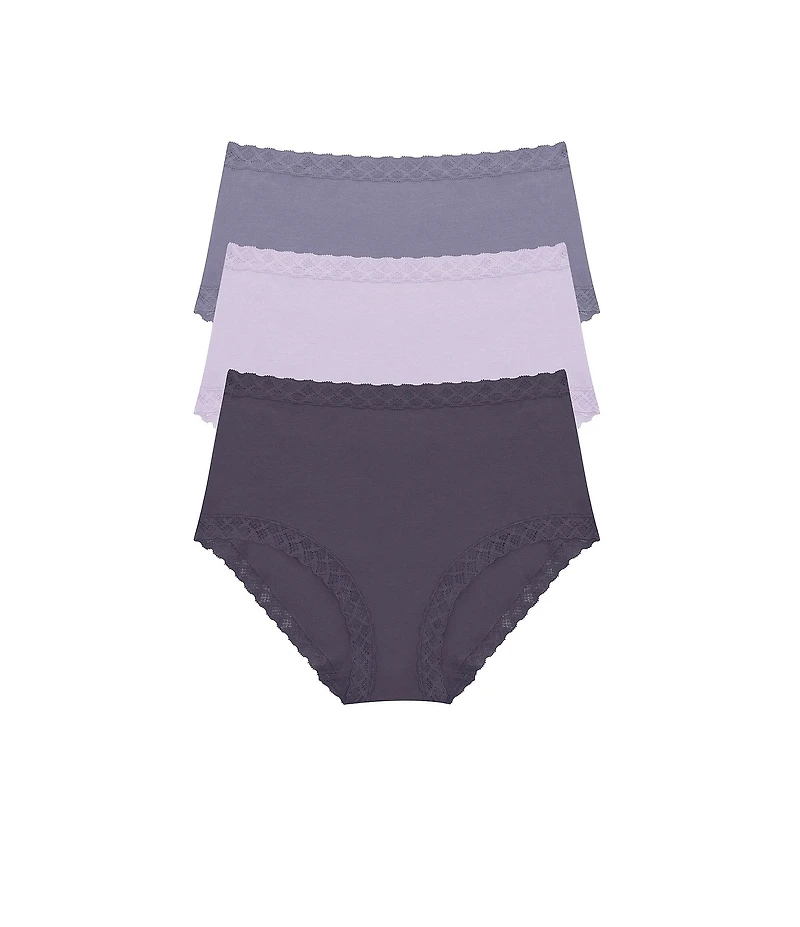 Natori Bliss Pima Cotton Brief Panty 3-Pack