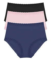 Natori Bliss Pima Cotton Brief Panty 3-Pack