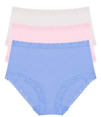 Natori Bliss Pima Cotton Brief Panty 3-Pack