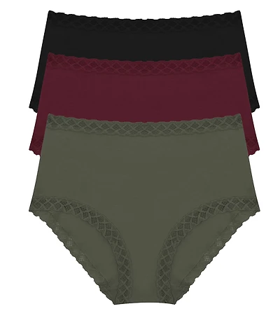 Natori Bliss Pima Cotton Brief Panty 3-Pack