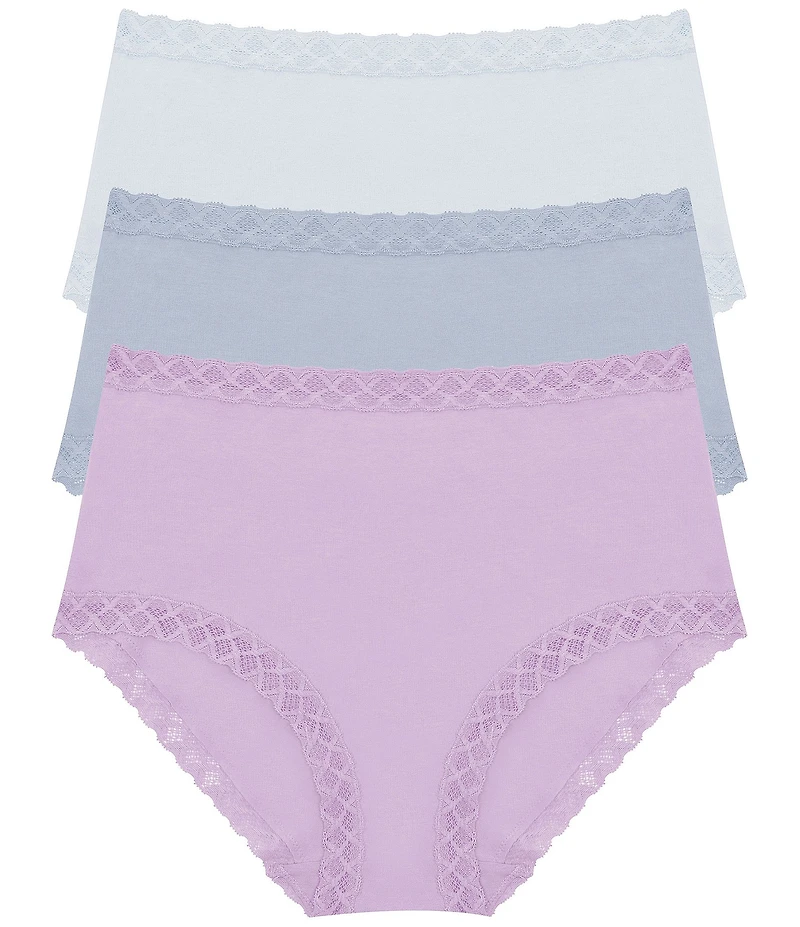 Natori Bliss Pima Cotton Brief Panty 3-Pack