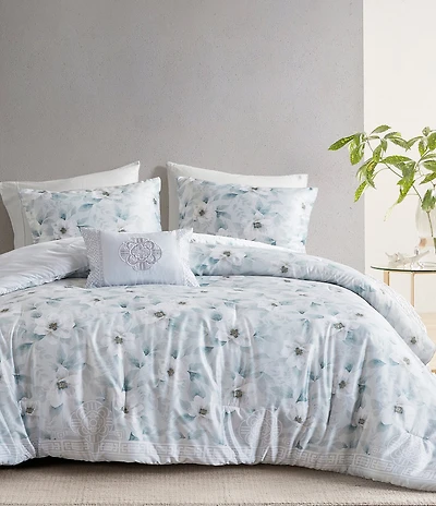 Natori Eternal Blossom Print Oversized Comforter Set