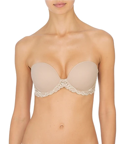 Natori Feather Plunge Strapless Bra