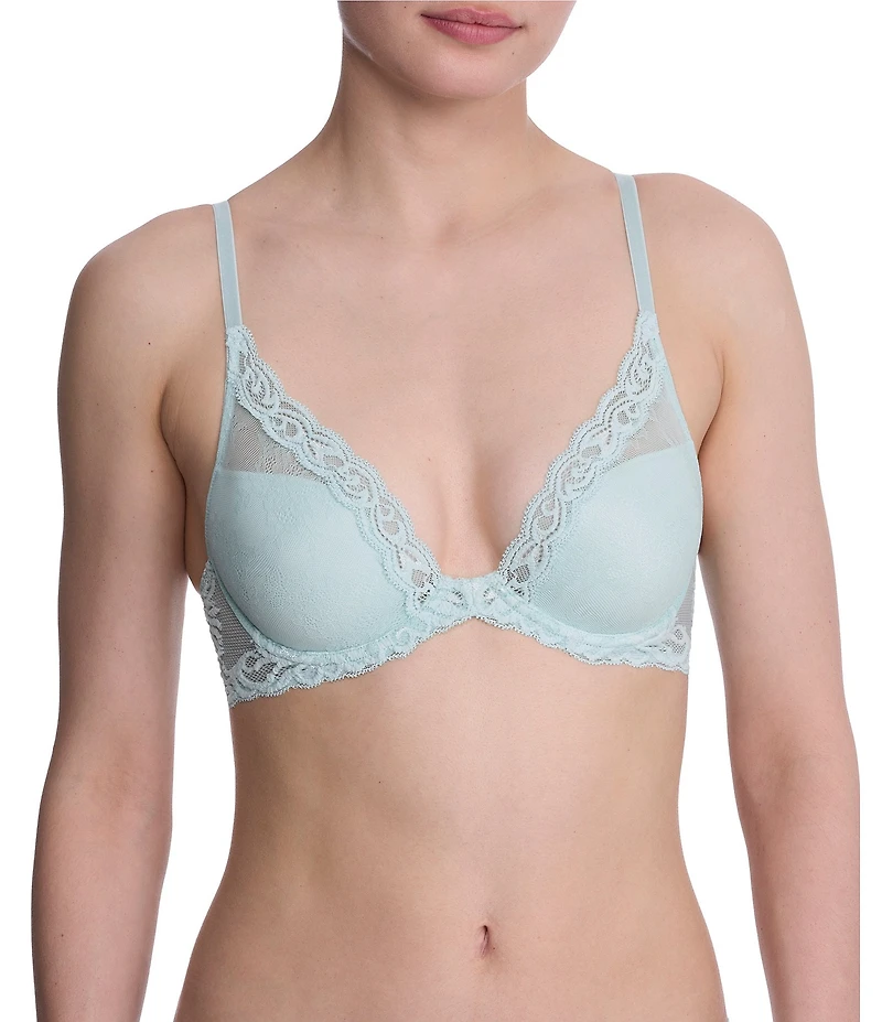 Natori Feathers Contour Dramatic Plunge T-Shirt Bra