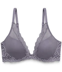Natori Feathers Contour Dramatic Plunge T-Shirt Bra