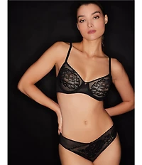 Natori Flora Unlined Balconette Underwire Bra