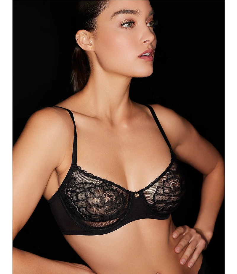 Natori Flora Unlined Balconette Underwire Bra