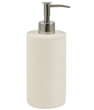 Natori Infinity Bath Collection Resin Sand Textured Lotion Pump Dispenser