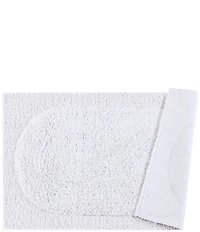 Natori Infinity Collection Cotton Woven Border Bath Rug