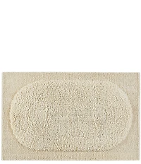 Natori Infinity Collection Cotton Woven Border Bath Rug