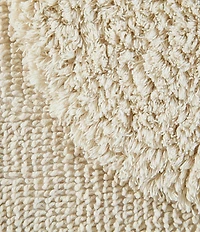 Natori Infinity Collection Cotton Woven Border Bath Rug