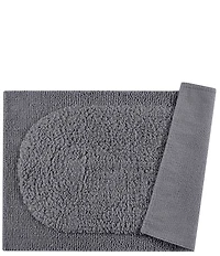 Natori Infinity Collection Cotton Woven Border Bath Rug